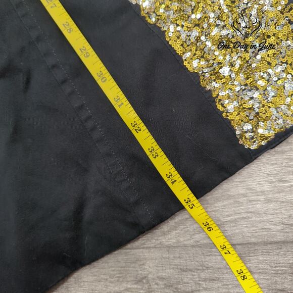 INC International Concepts Long Sleeve Sequin Jacket Size S - Picture 4 of 5